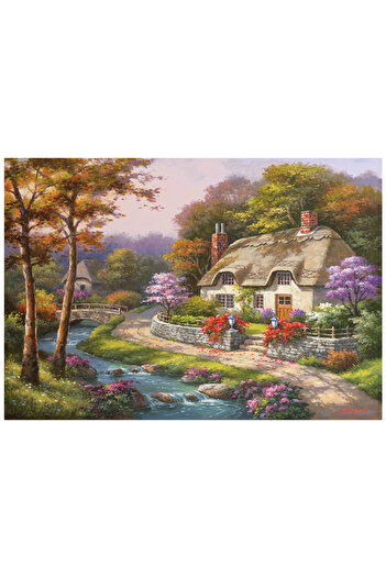 Anatolian Puzzle 500 Piece Jigsaw Puzzle - Spring at the Mansion 3577