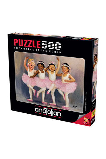 Anatolian Puzzle 500 Piece Jigsaw Puzzle - Little Ballerinas 3598