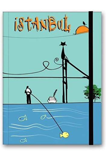 STOREMAX Snshop Colorful Istanbul Notebook Lined Elasticated Neckline 467437
