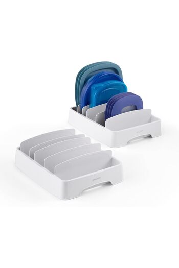 STOREMAX Sellbuyst Storalid Cap Organizer, Small, 2-Pack, White Trendy 266450