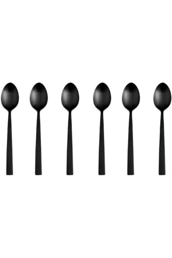 STOREMAX Sellbuyst Quantum Mat Black Dessert Spoon 16 cm 6 Pcs Trendy 266450