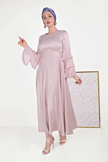 Alvina Fluffy Sleeves Dress 40460