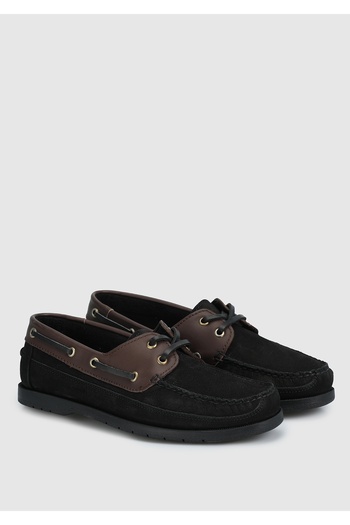 Provoq Black/Black Leather Men's Shoes
