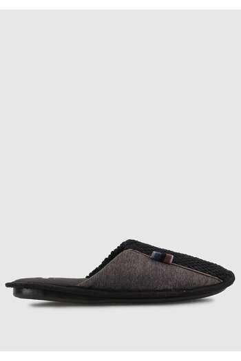 Twigy Men's Black House Slippers