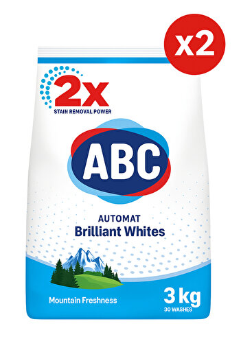 ABC ABC AUTOMATIC DETERGENT - MOUNTAIN FRESHNESS 3 KG