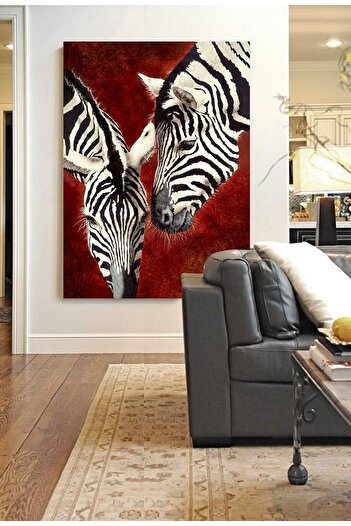 Piri Kanvas Tablo Modern Soyut Zebra Kanvas Tablo