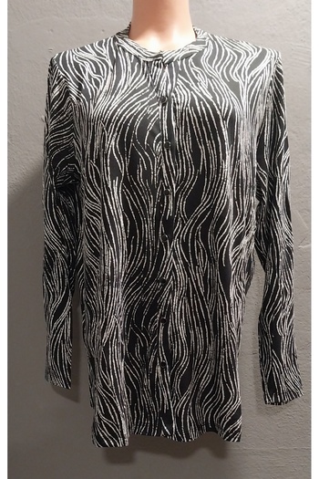 wearon tekstil Women Viscos Fabric Mother Large Size Shirt Combed