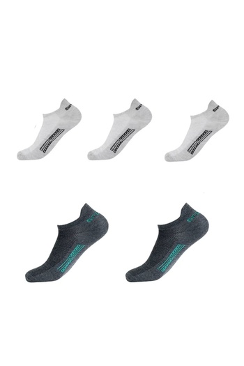 delis Set of 5 Pairs of Socks for Men, Ss022, Grey/Black, Universal Size