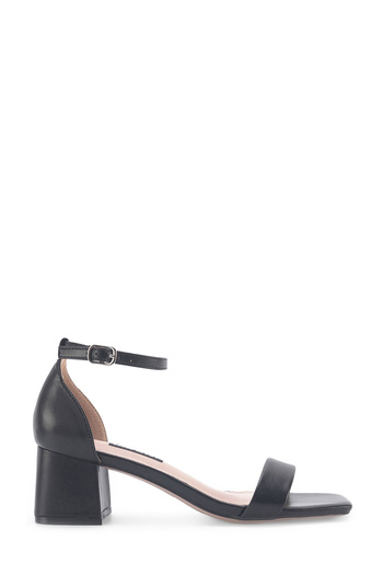 Nine West Lumara Black Women's Heeled Sandals