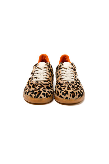 John May Kadın / Kız Sneaker ( Günlük) RC-25Y-088-M-VADE John May Leopar-Bej Cilt
