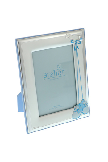GiftExpress Rama foto argintata botosei baietel 17cm