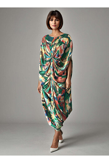 ECSTACY COUTURE Eva pleat dress