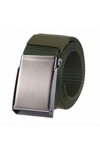 PUFO Elite Edition men's belt 3.8 x 120 cm, green