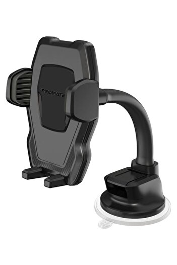Promate DashMount Secure Anti-Slip Smartphone Holder with Black Hook