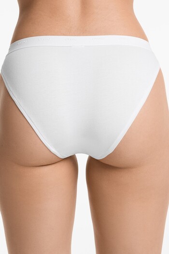 Oysho 3 cotton blend classic briefs with logo