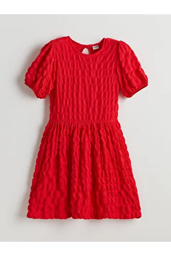 LC Waikiki Crew Neck Girl's Dress (S5)