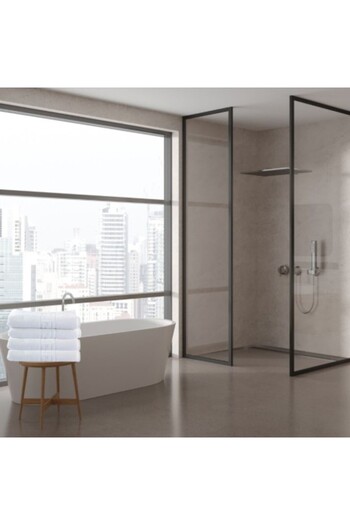 Pucioasa Promo set of 8 white towels, 100% cotton, 450 g/sqm, 50x90 cm