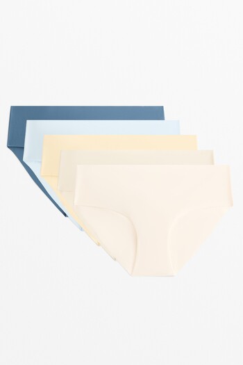 Oysho 5 laser-cut polyamide blend hipster briefs