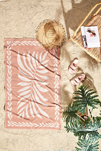 Özdilek Πετσέτα θαλάσσης Özdilek Sun Boho Leaf 90x150 cm