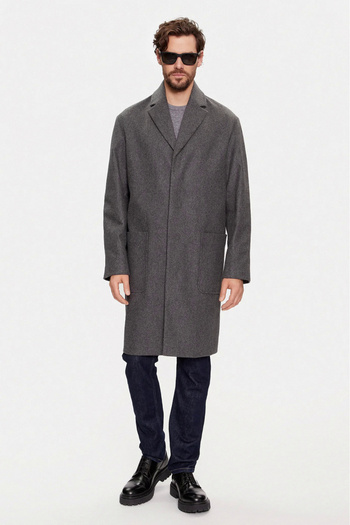 Calvin Klein Palton de lana CK K10K111745 Gri M INTL