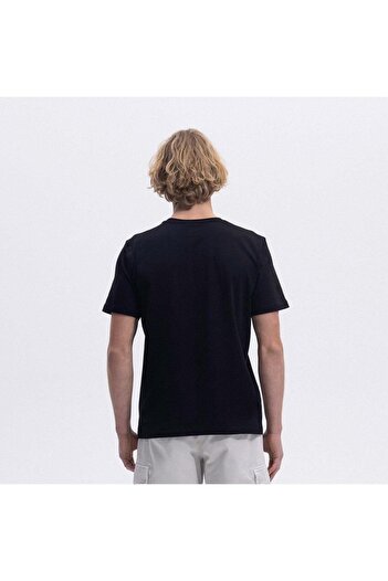 Ellesse Em589-Bk Crew Neck Men's T-Shirt - Black