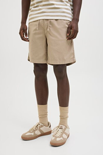 Jack & Jones Erkek Keten Karisimli Sort - Jaiden