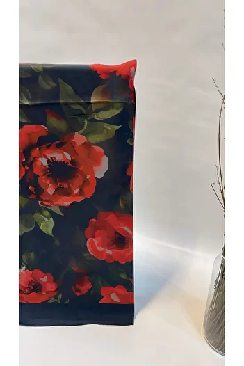 Onur Shawl - Yep a New Fabric Flush Indian Silk Rikkat Pattern Nadide Collection Fashion Store