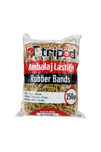 Tripod 250 Gram Packaging Rubber