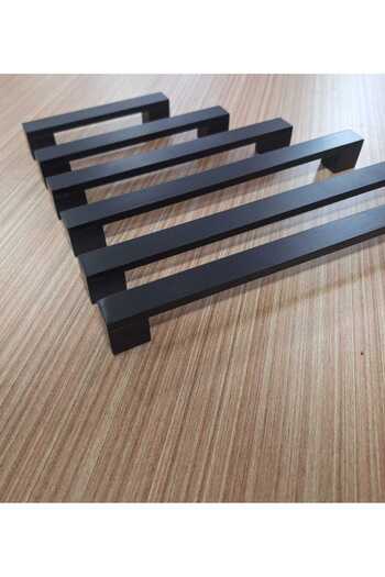 ARON 96mm Safran Handle (Matte Black) Tv Unit Console Chest of Drawers Kitchen Cabinet Furniture Door Handle 9,6cm