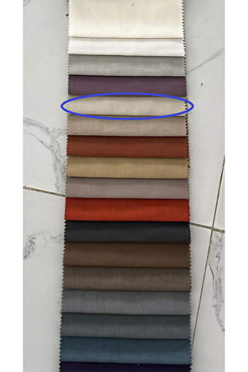 venedik home Light Beige Color Milas Linen Background Curtain 1X3 Frequent Pleats Custom Made (4 Bulk Accessories Gift)