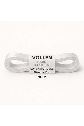 vollen yarn Νο:2 Σατέν Κορδέλα 10 mm 10 mt