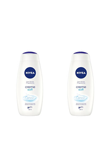 NIVEA Set Of 2 X Creme Soft Shower Gel, 500 ml