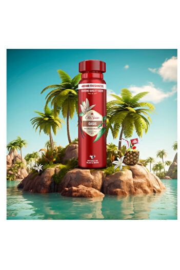 Old Spice Oasis Deodorant Spray, 150 ml