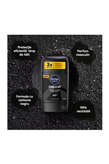 NIVEA Deodorant Stick For Men, Deep, 50ml