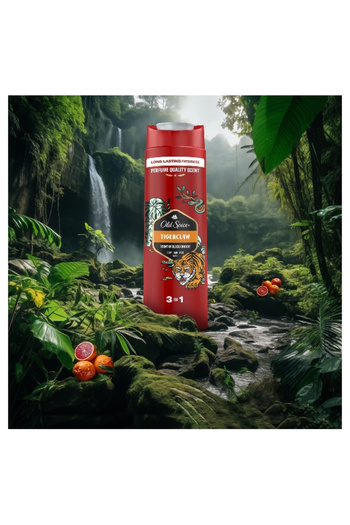 Old Spice Tiger Claw Shower Gel and Shampoo, 400 ml