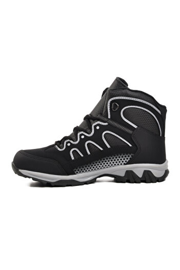 Aspor Black Unisex Outdoor Boots