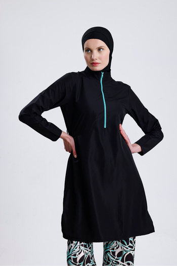 medipek Water Repellent Parachute Full Covered Double Bonnet Hijab Swimsuit Set of 4