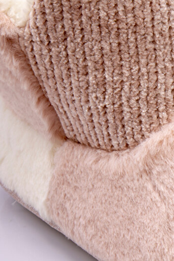 Twigy Kolet Peluş Kadın Ev Botu Pembe 36/41