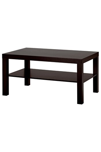 IKEA طاولة قهوة, دورين أسود-بني,‎90x55 سم‏