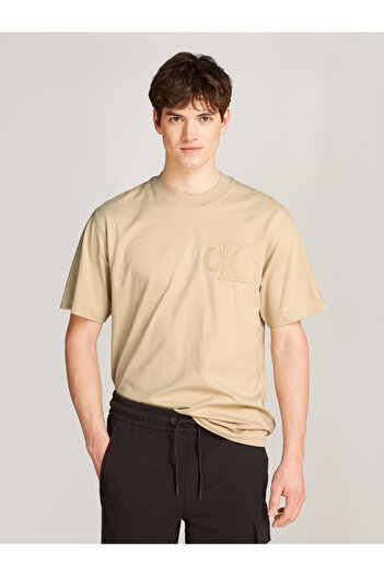 Calvin Klein Calvin Klein Men Black Chenille Short Sleeve T-Shirt
