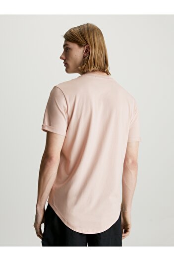 Calvin Klein Men Pink Short Sleeve T-Shirt