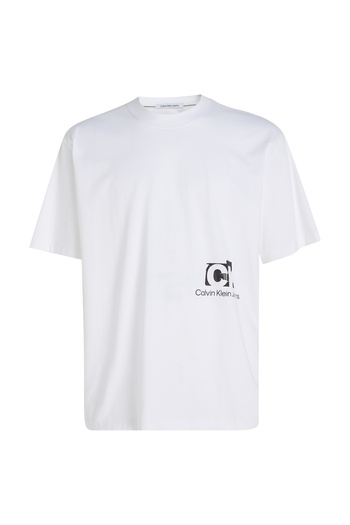 Calvin Klein Calvin Klein Men White Short Sleeve T-Shirt