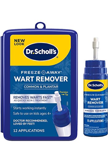 Dr. Scholl's مزيل الثآليل FreezeAway من دكتور شول، ١٢ استخدامًا