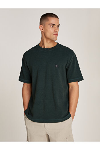 Calvin Klein Men Green Short Sleeve T-Shirt