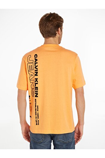 Calvin Klein Calvin Klein Men Orange Short Sleeve T-Shirt