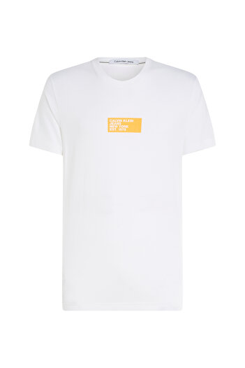 Calvin Klein Calvin Klein Men White Short Sleeve T-Shirt