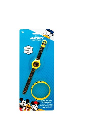 Mickey Mouse Digital watch set for children plus bracelet, multicolor, Mickey Mouse, Disney