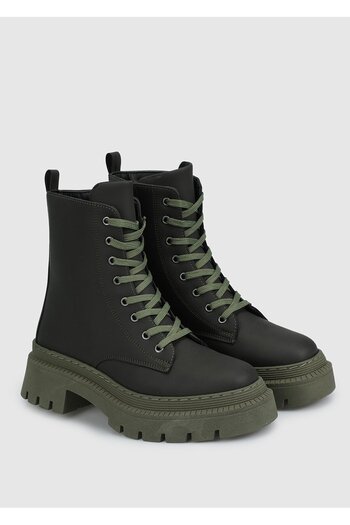 Provoq Khaki Women's Boots