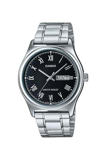Casio Men's Stainless Steel Strap Analog Quartz Watch MTP-V006D-1BUDF - 42 mm - Silver