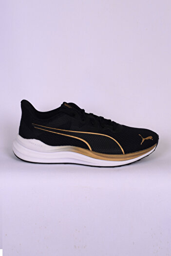 Puma 378768 27 Reflect Lite Ortapedik Taban Hafif Taban Bağcıklı Siyah Kadın Spor Ayakkabı